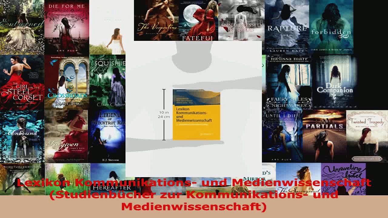 Download  Lexikon Kommunikations und Medienwissenschaft Studienbücher zur Kommunikations und Ebook Frei