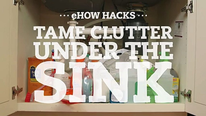 Tame Clutter Under the Sink