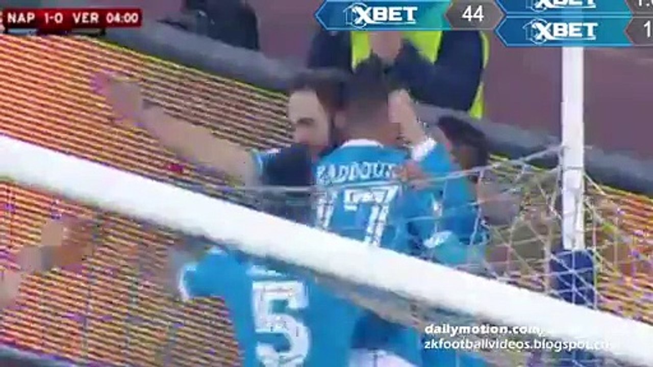 Goal El Kaddouri 1:0 | Napoli v. Hellas Verona 16.12.2015 HD