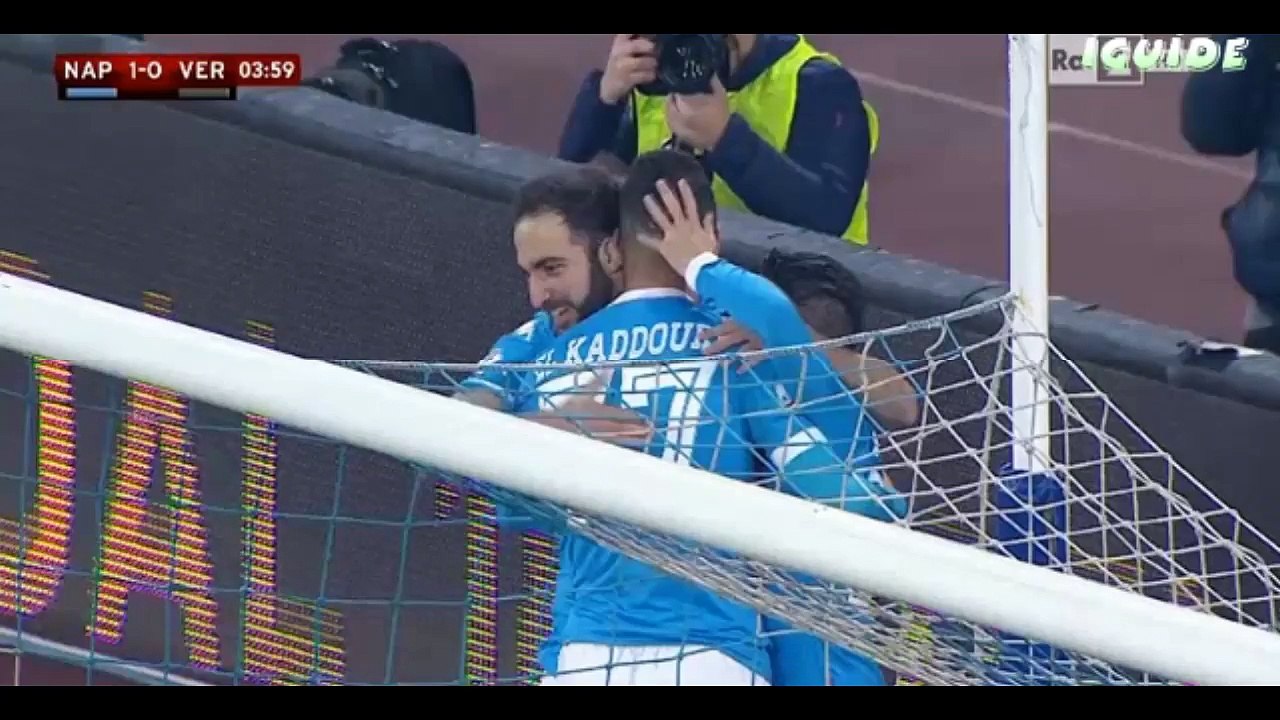 Omar El Kaddouri Goal ~ SSC Napoli vs Hellas Verona 1-0