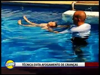 TÉCNICA EVITA AFOGAMENTO DE CRIANÇAS