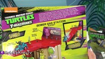 T-Machines   Sewer Gas Station! TMNT Vehicles Toy Review by HobbyKidsTV