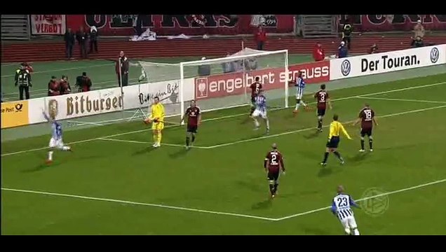 Vladimír Darida Goal - Nurnberg 0-1 Hertha Berlin - 16-12-2015 - DFB Pokal