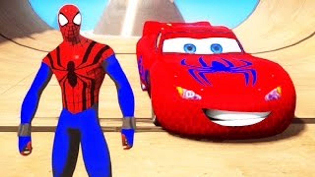 Disney Cars Pixar Spiderman + Nursery Rhymes & Lightning McQueen (Children Songs Action Co