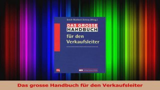 Download  Das grosse Handbuch für den Verkaufsleiter PDF Frei