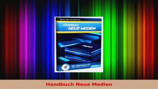 Lesen  Handbuch Neue Medien Ebook Frei
