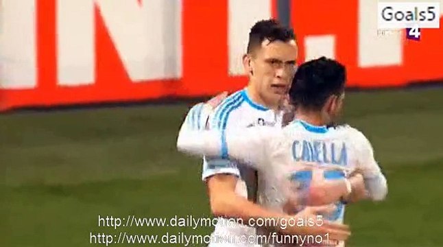 Lucas Ocampos Goal Bourg Peronnas 1 - 2 Marseille Coupe de la Ligue 16-12-2015