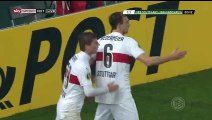 1-1 Georg Niedermeier Stunning Equalizer Goal _ VfB Stuttgart v. Braunschweig - 16.12.2015