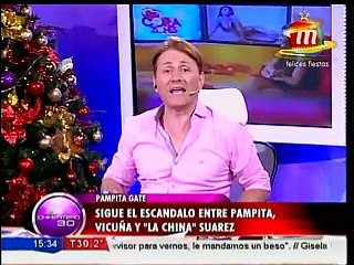 Continua el Pampita Gate. Todas las voces