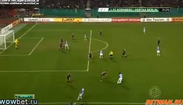Vladimir Darida Goal - Nurnberg 0 - 1 Hertha Berlin - DFB Pokal - 16_12_2015