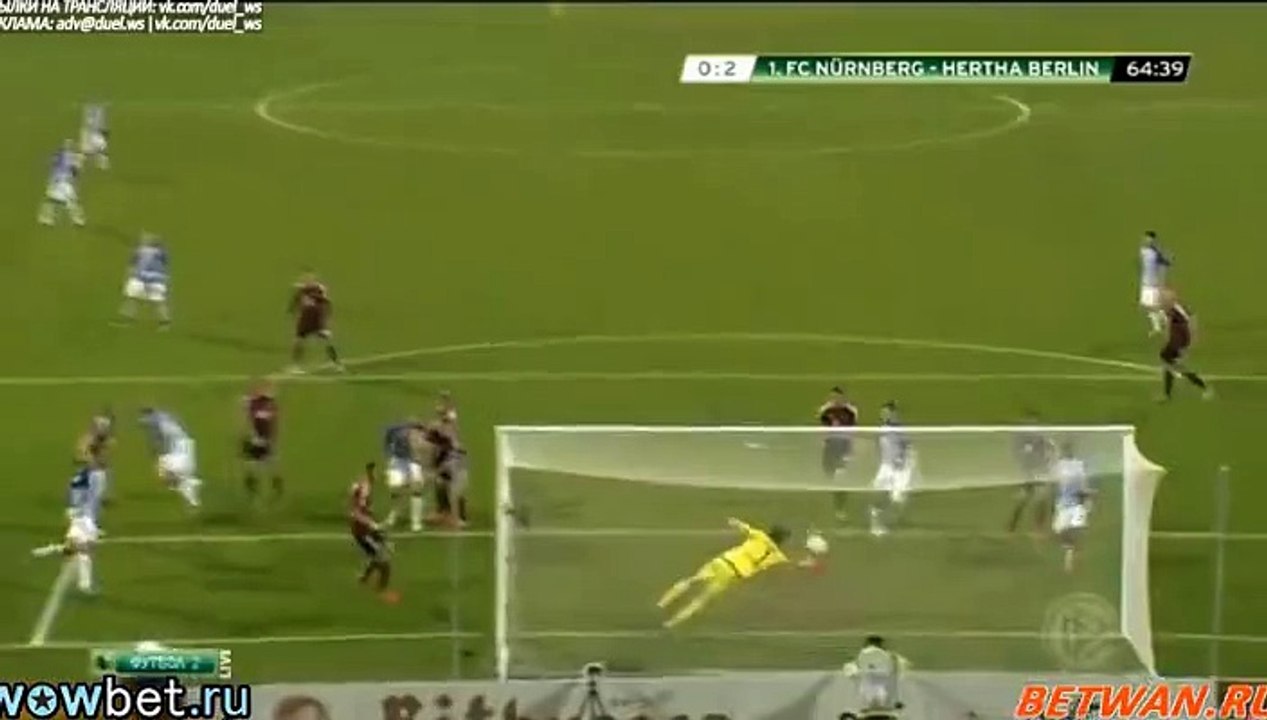 John Brooks Goal - Nurnberg 0 - 2 Hertha Berlin - DFB Pokal - 16/12/2015