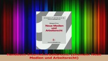 Download  Handbuch InternetArbeitsrecht Ehemals Neue Medien und Arbeitsrecht Ebook Online