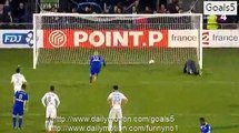 Lakdar Boussaha Goal Bourg Peronnas 2 - 3 Marseille Coupe de la Ligue 16-12-2015