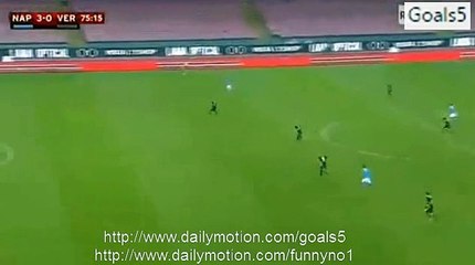 Jose Callejon Goal Napoli 3 - 0 Verona Coppa Italia 16-12-2015