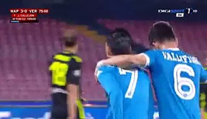 José María Callejón Goal - Napoli 3-0 Verona - 16-12-2015 - Coppa Italia #NapoliVerona#TimCup