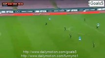 Jose Callejon Goal Napoli 3 - 0 Verona Coppa Italia 16-12-2015
