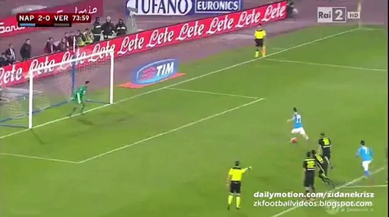 Marek Hamsik PENALTY Miss - Napoli v. Hellas Verona 16.12.2015 HD (1)