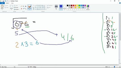 Easy Find Squre root in 5 second - Amazing Math Trick