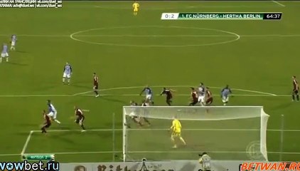 John Brooks Goal - Nurnberg 0 - 2 Hertha Berlin - DFB Pokal - 16_12_2015