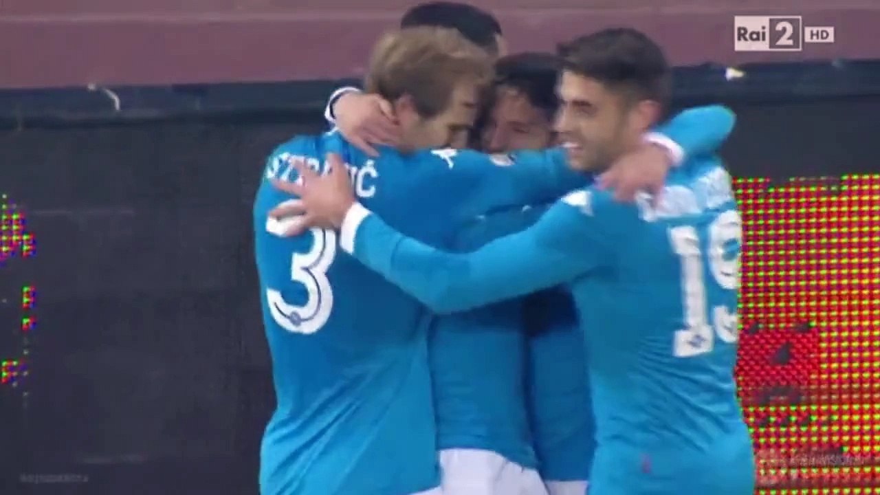 Napoli vs Hellas Verona ( 3-0 ) All Goals & Highlights - Coppa Italia 16_12_2015