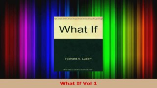 Read  What If Vol 1 PDF Free
