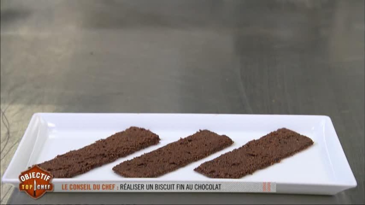 Réaliser un biscuit fin au chocolat