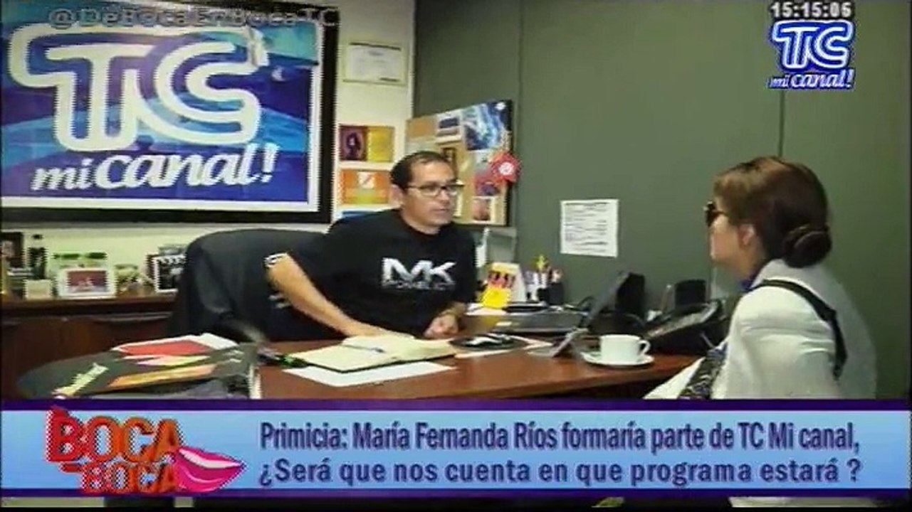 María Fernanda Ríos formaría parte de TC Mi Canal, ¿Será que nos cuenta en que programa estará?
