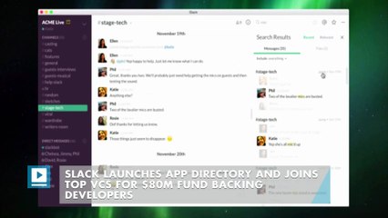 Slack Launches App Directory And Joins Top VCs For $80M Fund Backing Developers