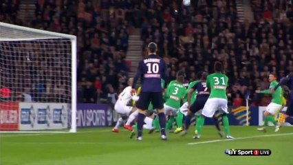 Zlatan Ibrahimovic INCREDIBLE Bicycle-Kick  - Paris SG 0-0 Saint Etienne 16.12.2015 HD