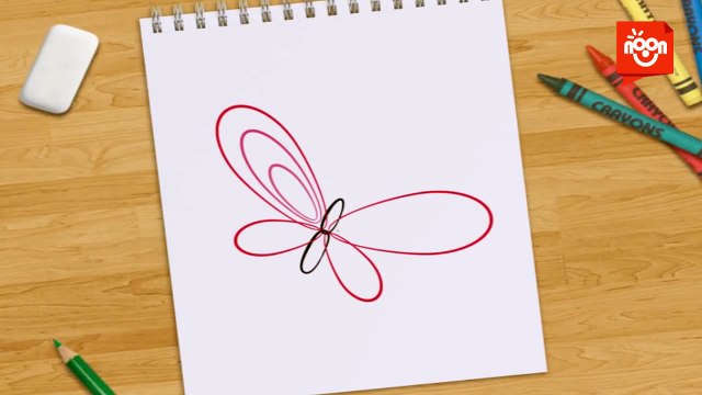 Beraber Çizelim - Kelebek (Çocuklar İçin Resim Dersi)