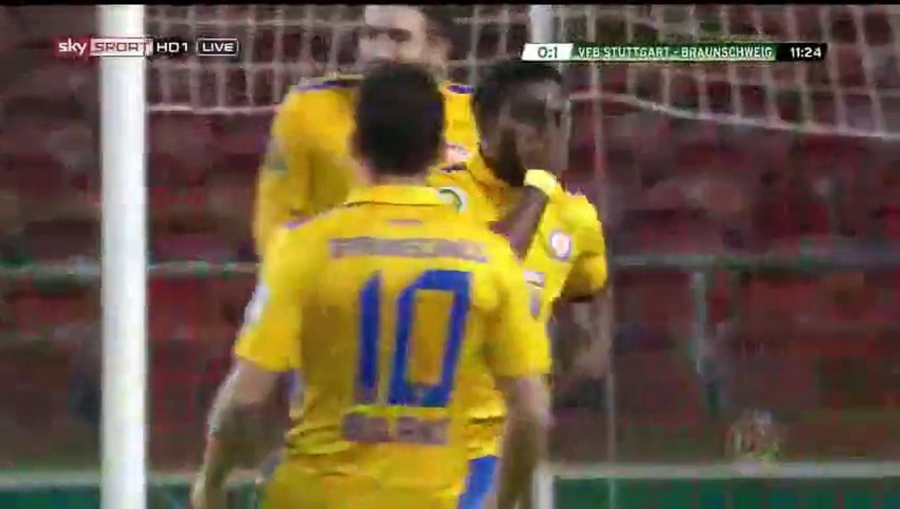 VfB Stuttgart - Braunschweig 3 2 Alle Tore  DFB Pokal 16122015