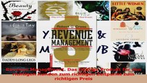 Lesen  Revenue Management Das richtige Produkt für den richtigen Kunden zum richtigen Zeitpunkt Ebook Online