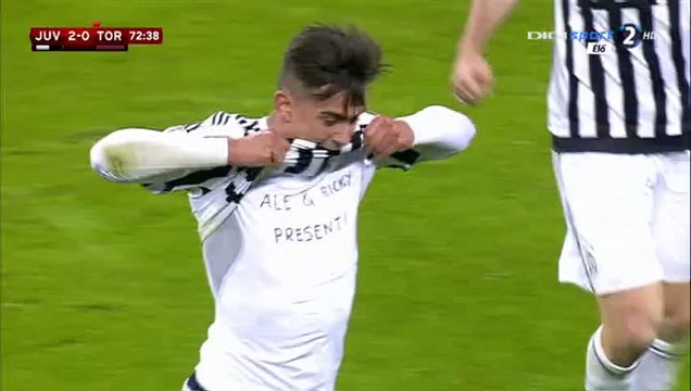 Paulo Dybala Goal - Juventus 3-0 Torino - 16-12-2015 Coppa Italia
