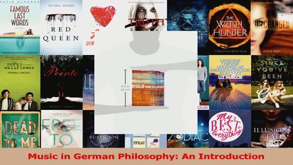 PDF Download  Music in German Philosophy An Introduction PDF Online