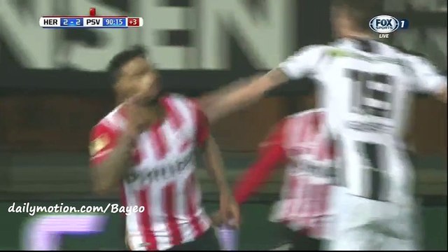 2-3 Jürgen Locadia Goal HD - Heracles 2-3 PSV - 16-12-2015 - NVB Beker