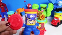 Play Doh Can Heads Captain America Iron Man Playdough Heads Superheroes Marvel Heroes Toy