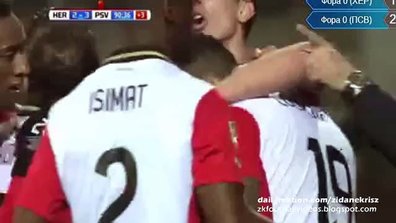 Goal Jürgen Locadia - Heracles Almelo 2 - 3 PSV Eindhoven 16.12.2015 HD