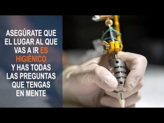 Lo que debes tener en cuenta antes de tatuarte