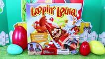 Loopin' Louie Board Game Challenge Family Fun Night   Surprise Toys & Eggs DisneyCarToys
