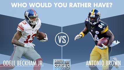 Who Would You Rather Have: Odell Beckham Jr. or Antonio Brown?