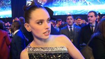 Daisy Ridley reacts to becoming a superstar