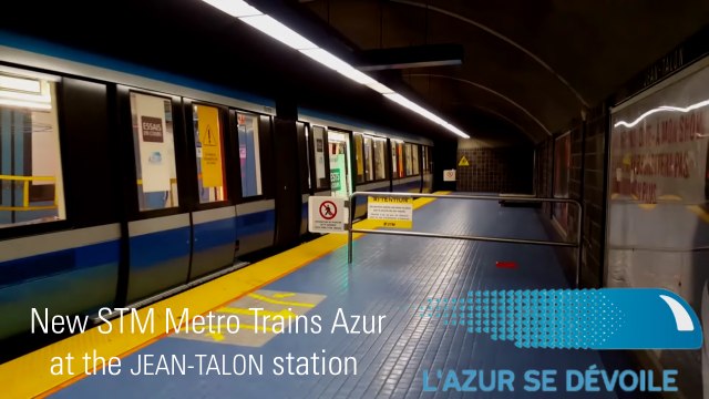 New Montréal's MPM 10 (Azur) at the Jean-Talon station!