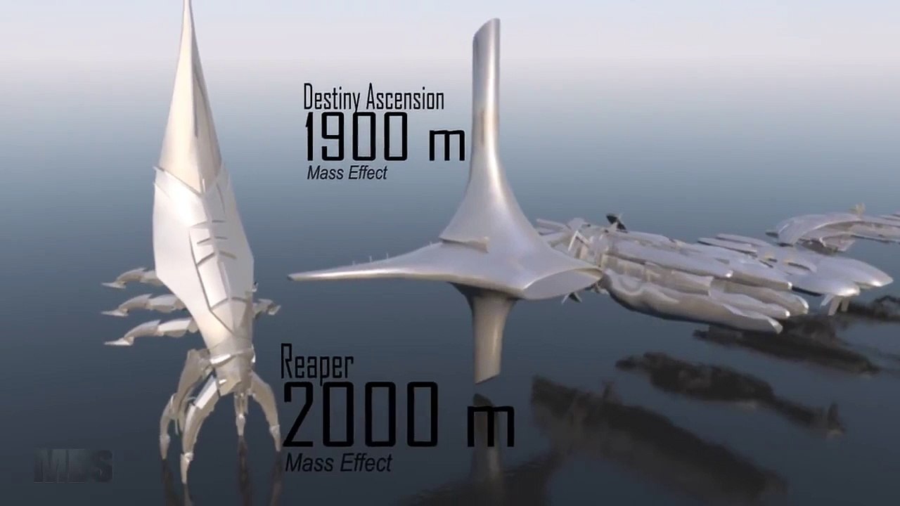 Comparaison des tailles de différents vaisseaux spatiaux