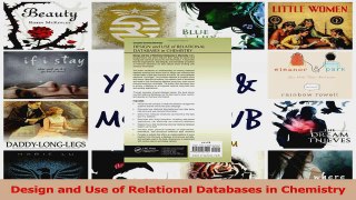 Read  Design and Use of Relational Databases in Chemistry Ebook Free
