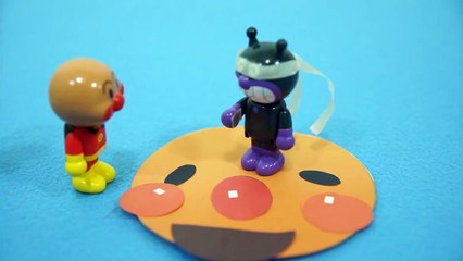 アンパンマンの福笑い アンパンマンおもちゃアニメ Anpanman Toy