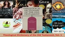 Read  Theological Dictionary of the Old Testament Vol 1 Ebook Free