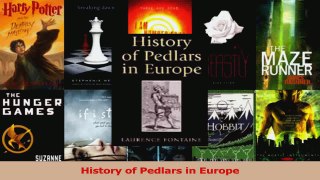 Read  History of Pedlars in Europe PDF Online