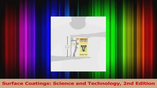 PDF Download  Surface Coatings Science and Technology 2nd Edition PDF Full Ebook