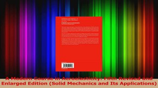 PDF Download  A Modern Course in Aeroelasticity Fifth Revised and Enlarged Edition Solid Mechanics and Download Online