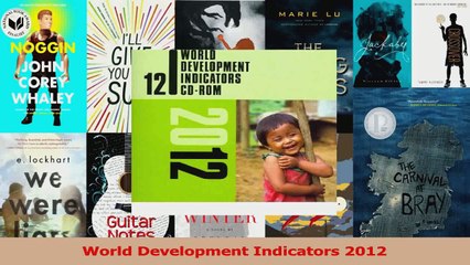 Read  World Development Indicators 2012 PDF Online